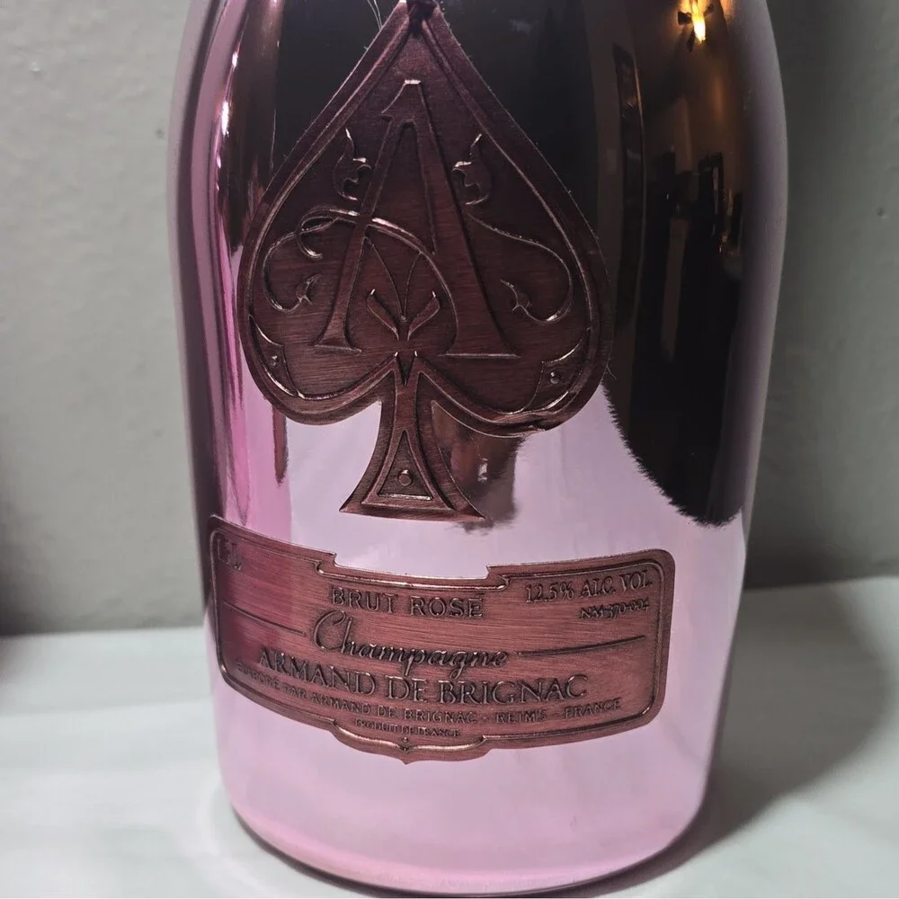 Armand de Brignac Brut Rosé Pink Champagne Display Dummy Bottles 1.5L 3.0L [C]